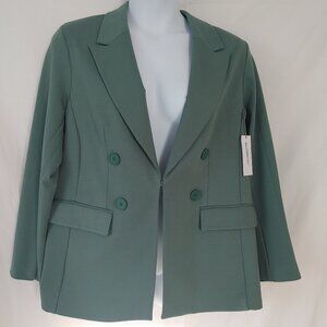 16W WORK BLAZER LADIES MEDIUM DARK FOREST GREEN